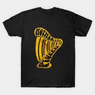 Mother Plucker Distressed Yellow Harp T-Shirt